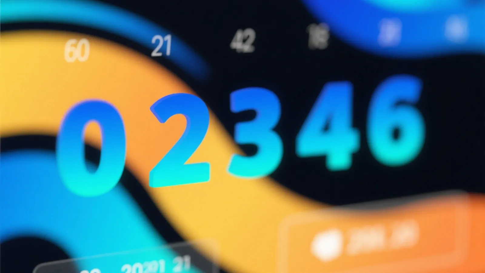 数据仪表盘示意